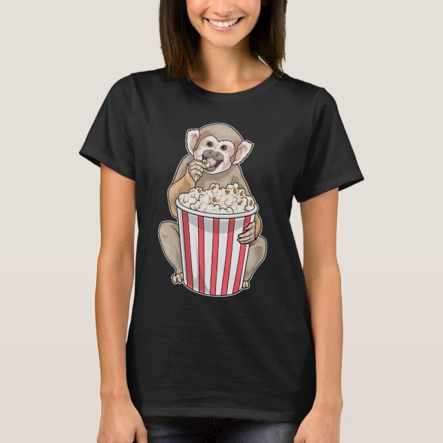 T-shirt Popcorn de singe (Devant)