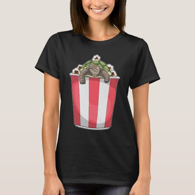 T-shirt Popcorn de tortue (Devant)