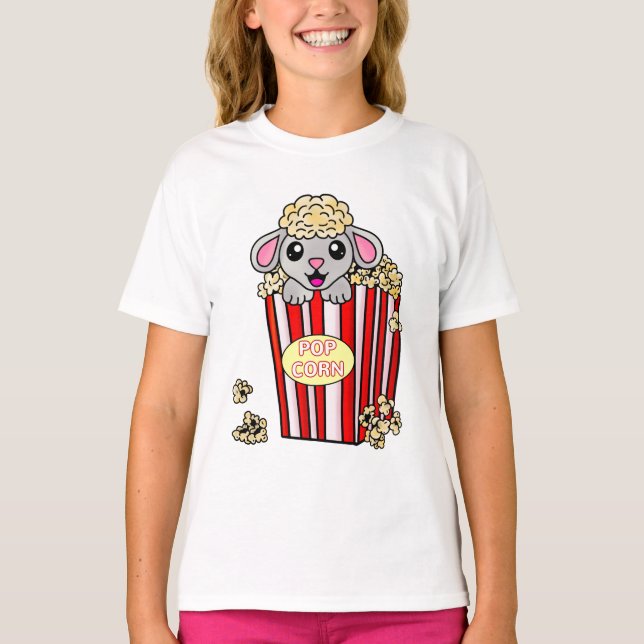 T-shirt Popcorn Film Film Cuep (Devant)