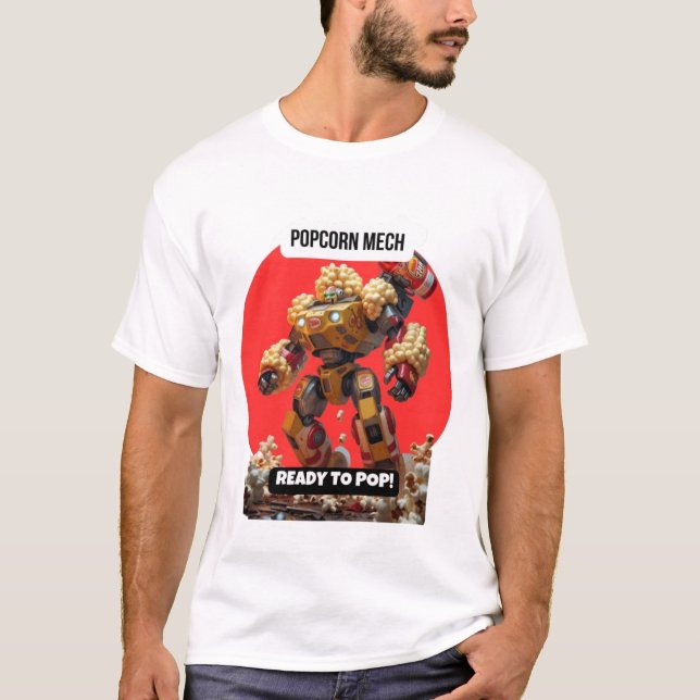 T-shirt Popcorn Mech (Devant)
