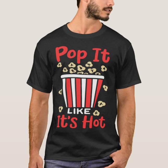 T-shirt Popcorn   Popcorn Maker Popcorn Seller (Devant)