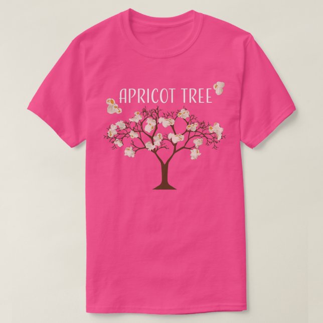 T-shirt Popcorn Popcorn Popcorn Mormon Apricot Tree (Design devant)