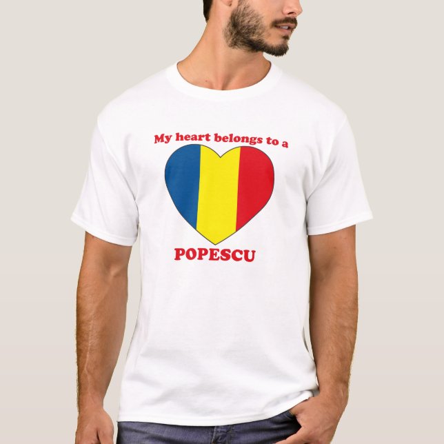 T-shirt Popescu (Devant)
