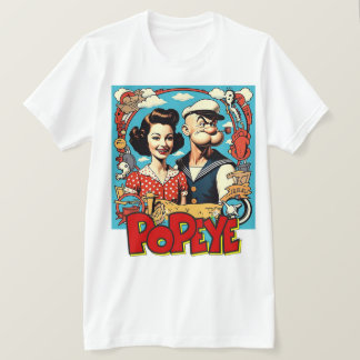 T-SHIRT " POPEYE ET OLIVA "
