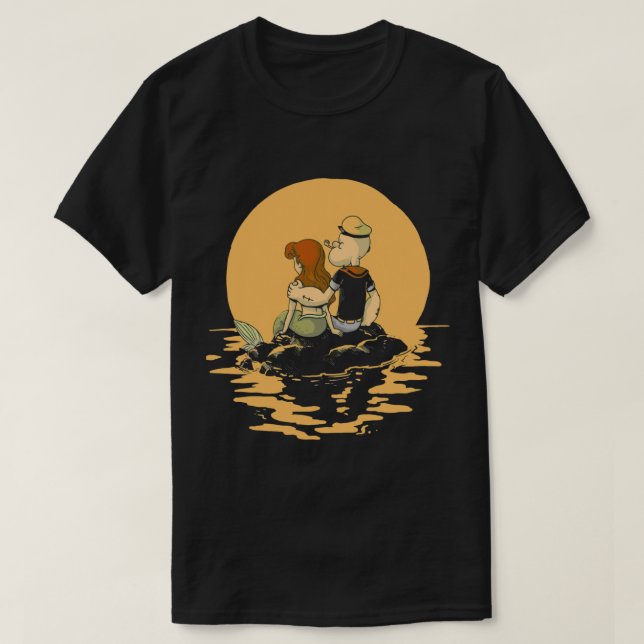 T-shirt Popeye The Sailor x Ariel (Design devant)