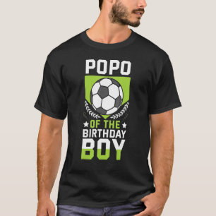 T-shirt Popo Du Joueur De Football Anniversaire Équipe Ann