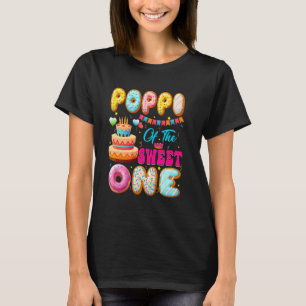 T-shirt Poppi De Sweet One Donut Thème 1er Anniversaire Fa
