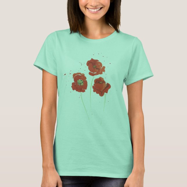 T-shirt Poppies (Devant)