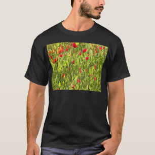 T-shirt Poppies hypnotiques surréalistes