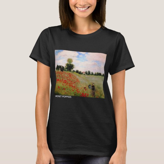 T-shirt Poppies Monet (Devant)