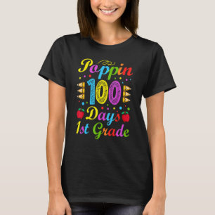 T-shirt Poppin 100 Jours 1ère année de l'école primaire en