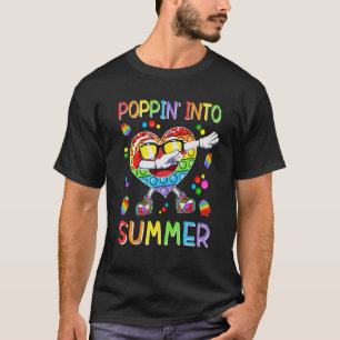 T-shirt Poppin In To Summer Poppit Beach Été 2022 Pour K