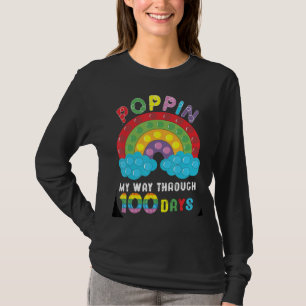 T-shirt Poppin Rainbow 100 jours école heureux