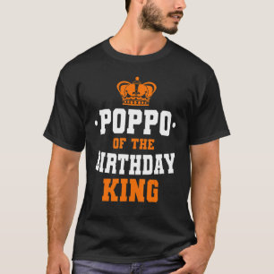 T-shirt Poppo De L'Anniversaire King Party Anniversaire de