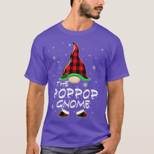 T-shirt PopPop Gnome Buffalo Plaid Matching Famille Christ