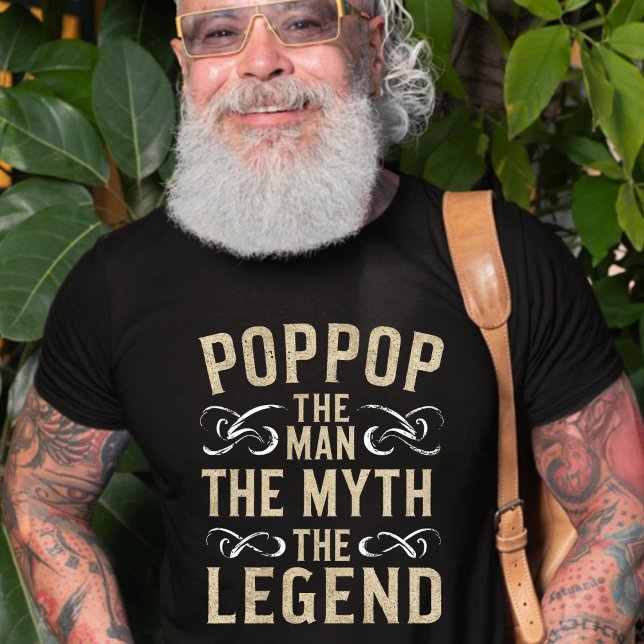 T-shirt POPPOP | L'Homme Le Mythe La Fête des pères Légend (Pop Pop the man, the myth , the legend t-shirt)