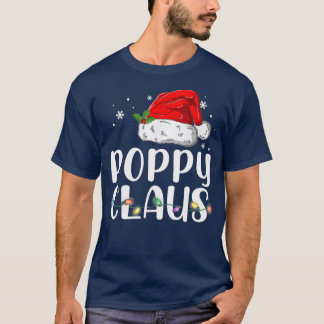 T-shirt Poppy Claus Père Noël Christmas Matching Famille