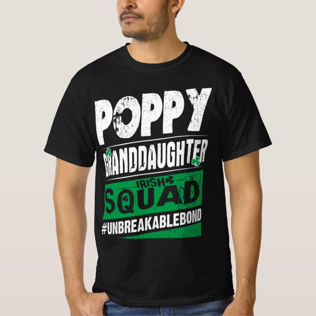 T-shirt Poppy Grandgirl Irish Squad Unbreakablebond (Devant)