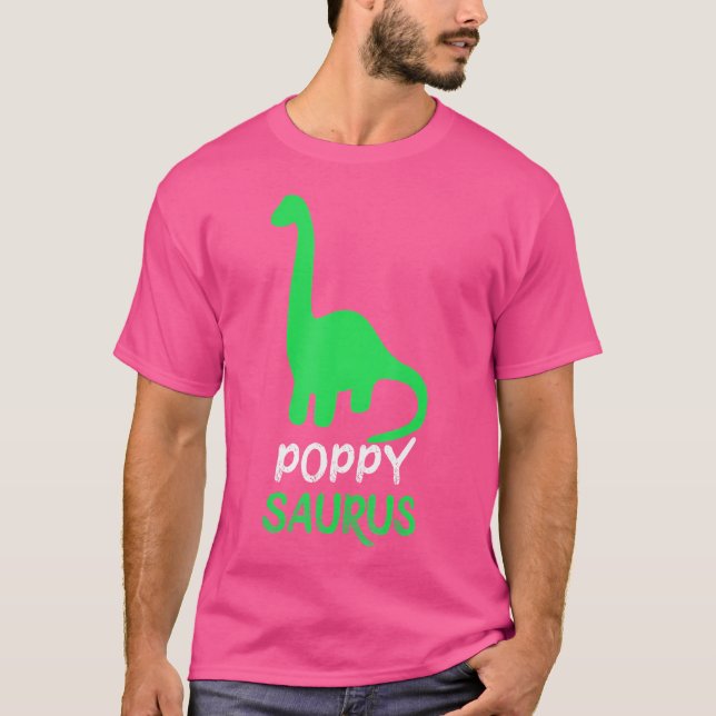 T-shirt Poppy-Saurus Dino Dinosaur Poppysaurus (Devant)