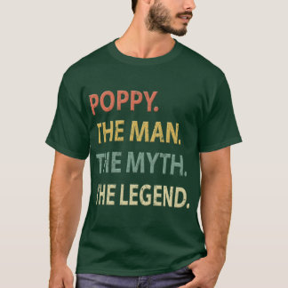 T-shirt Poppyhe Manhe Mythhe Legend boy