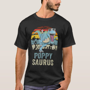 T-shirt Poppysaurus T Rex Dinosaur Pop Saurus Famille