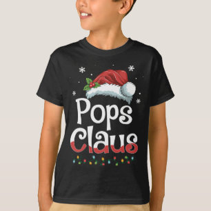 T-shirt Pops Claus Père Noël Funny Christmas Pyjama Corres