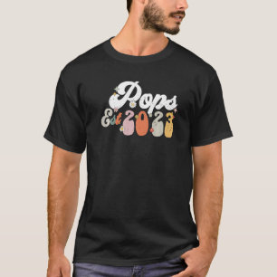 T-shirt Pops Est 2023 Retro Super New Pops