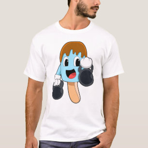 T-shirt Popsicle at Strength entraînement avec Dumbbells