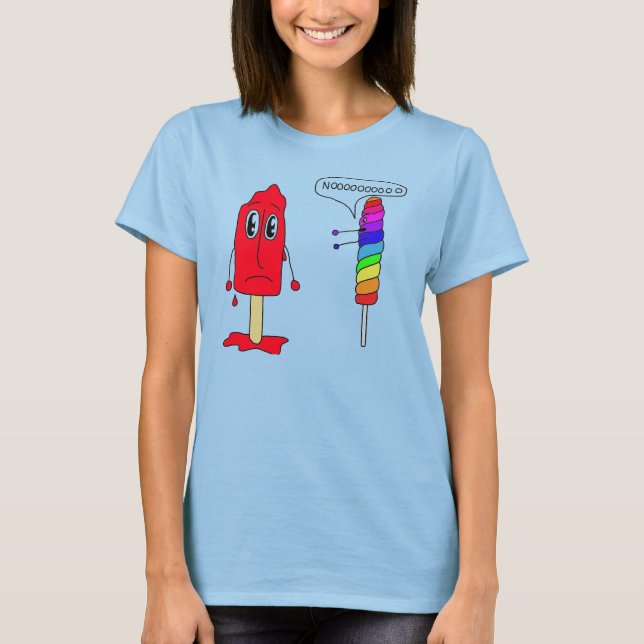 T-shirt popsicle et lollipop (Devant)