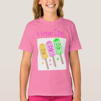 T-shirt Popsicle pour filles douces