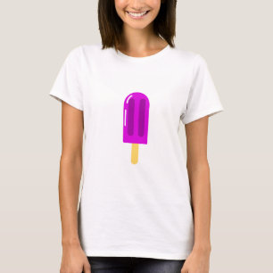 T-shirt Popsicle pourpre