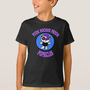 T-shirt Popsicles de Panda Rockeur Punk