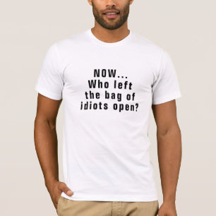 T-shirt Populaire Silly Dire Pour Idiots Humour Adulte