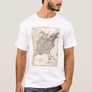 T-shirt Population 1850 des USA