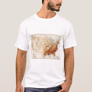 T-shirt Population de nègre de la densité 55