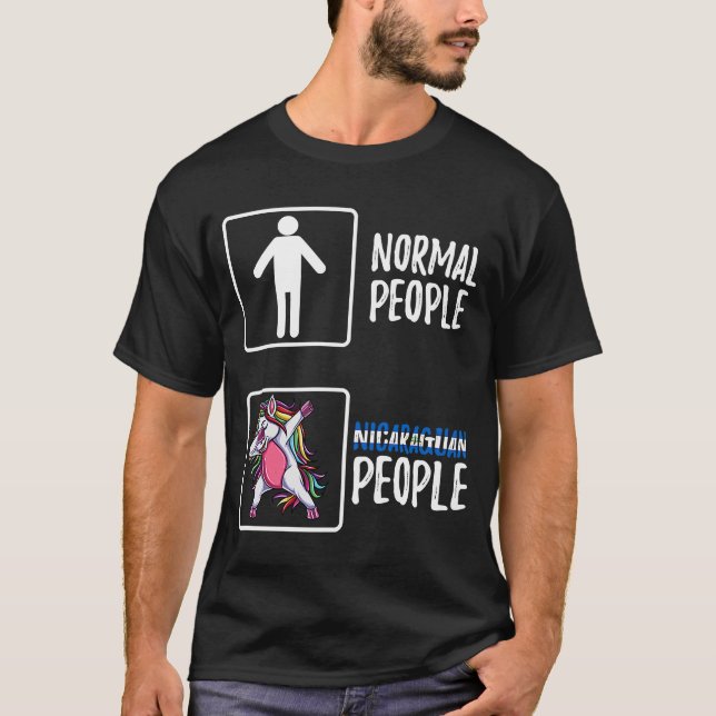 T-shirt Population normale du Nicaragua (Devant)