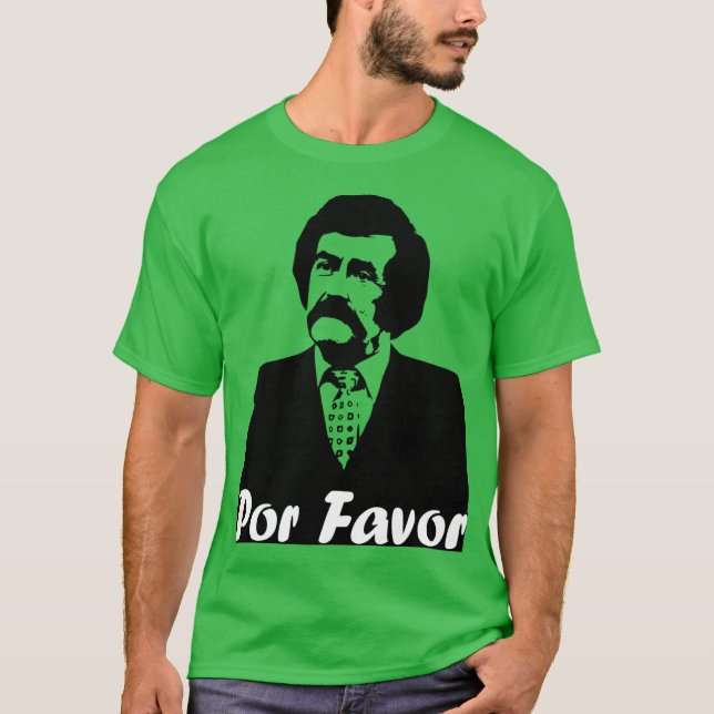 T-shirt Por Favor retro (Devant)