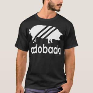 T-shirt Porc Adobada Retro Vintage Parodie