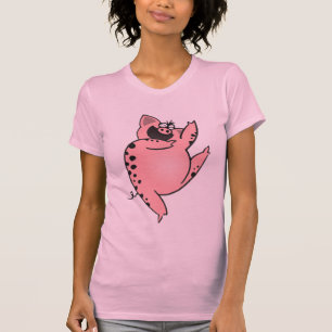 T-shirt Porc de danse idiot LOL de la danse de porc