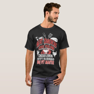 T-shirt Porc de tabagisme de viande tirant le barbecue de