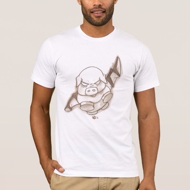 T-shirt Porc de vol (Devant)