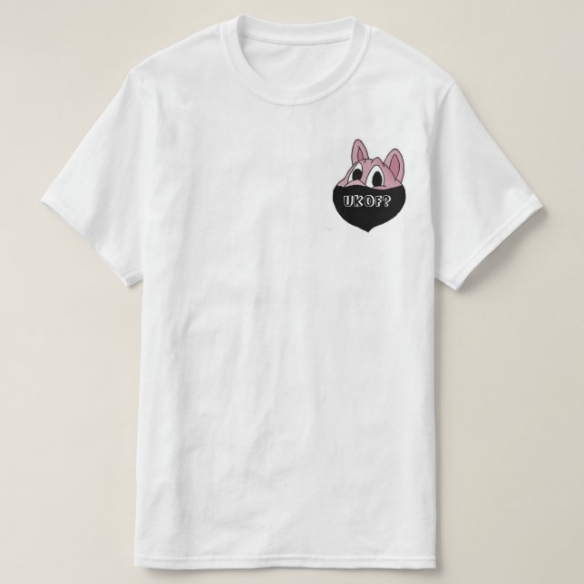 T-shirt porc démasqué (Design devant)