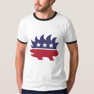 T-shirt Porc-épic libertarien - -