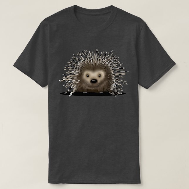 T-shirt Porc-épic mignon (Design devant)