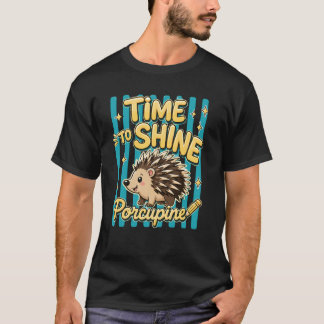 T-shirt Porc-Épic Rentre à l'École, C'est l'Heure de Brill