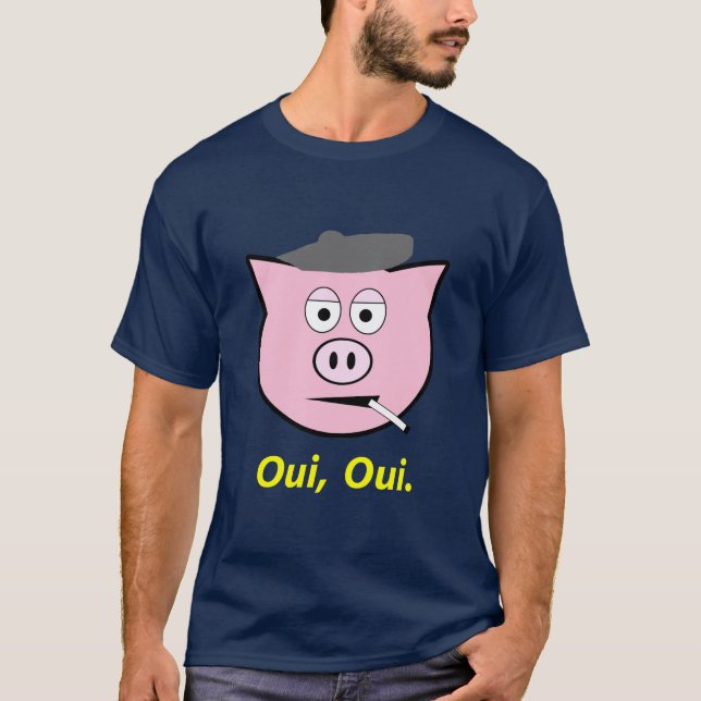 T-shirt Porc français (Devant)