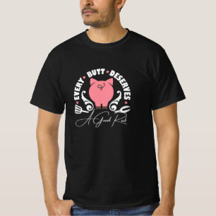 T-shirt Porc Grillant vintage