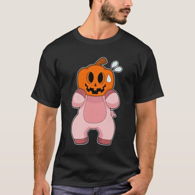 T-shirt Porc Halloween (Devant)