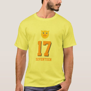 T-shirt Porc jaune