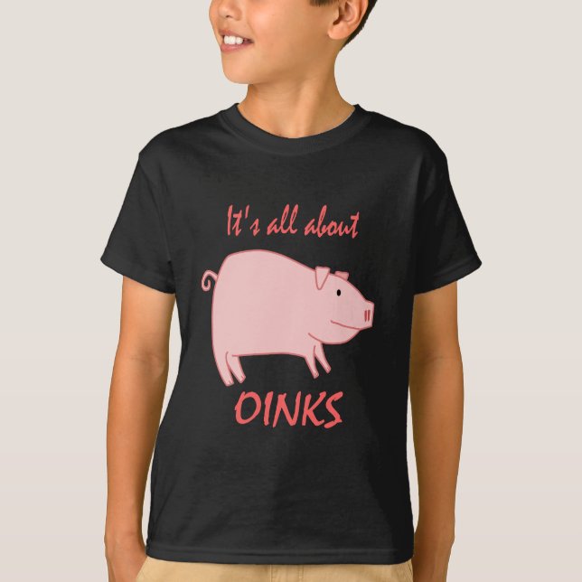 T-shirt Porc Oinks (Devant)